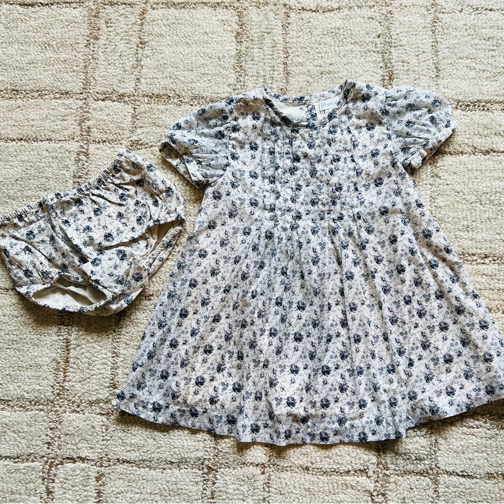 Ralph Lauren dress with little blue roses